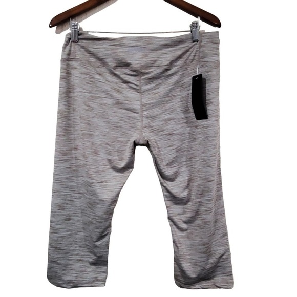 ODODOS Leggings Womens Size XL Heathered Brown Beige Cropped Workout Gym - Picture 2 of 10